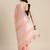 Elegant peach woven linen saree with contrast zari border & tassels     soft & breathable party wear
