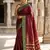 The regal ruby: deep maroon soft silk saree with contrast emerald green border