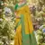 woven banarasi , kanjivaram silk blend saree yellow & green - traditional festive wear