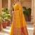 woven banarasi , kanjivaram silk blend saree mustard & orange - vibrant ethnic wear