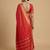auspicious red soft silk blend saree | bridal & puja wear with gold zari