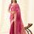 magenta pink woven banarasi tissue silk blend saree