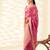magenta pink woven banarasi tissue silk blend saree