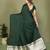 Dark Green Color Hand Dyed With Zari Woven Satin Silk Saree