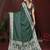 Dark Green Color Zari Woven With Hand Dyed Satin Silk Saree
