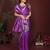 Purple Color Zari Woven With Hand Dyed Satin Silk Saree