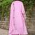 Rose pink color chanderi silk embroidered anarkali suit