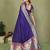 Purple Color Zari Gold & Weaving Paithani Silk Saree