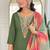 Mehendi green color rayon sttiched kurta set