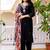 Black viscose chanderi embroidered kurta set