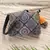 Anekaant tile trip black canvas geometric printed sling bag
