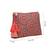 Anekaant tile trip red canvas abstract printed sling bag