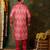 Pink embroidered silk kurta set