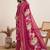Pink printed cotton blend festival wear salwar suit
