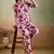 Light pink printed cotton blend co-ord set