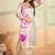 Multi color printed cotton reyon kurta pant set