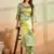Mahendi green  printed cotton reyon kurta pant set