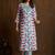 Multi color printed cotton blend kurta pant set