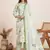 Off white printed cotton blend festival wear salwar suit