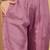 Women chinon silk embroidered purple kruta set