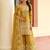Mustard silk blend Salwar Kameez- Full stitched free size