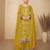 Mustard chiffon Salwar Kameez- Full stitched free size