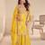 Yellow shimmer Salwar Kameez- Full stitched free size