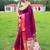 multicolor plain silk blend paithani-saree saree with blouse