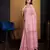 Pink plain organza organza-sarees saree with blouse