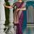 purple plain silk_blend silk-blend-sarees saree with blouse