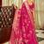 pink plain silk silk-sarees saree with blouse