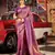 purple plain silk silk-sarees saree with blouse