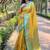 yellow plain silk silk-sarees saree with blouse