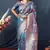 grey plain silk_blend silk-blend-sarees saree with blouse