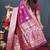 pink plain silk_blend silk-blend-sarees saree with blouse