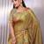 Multicolor plain tissue tissue-sarees saree with blouse