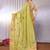 Green plain tissue tissue-sarees saree with blouse