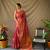 pink plain silk_blend patola-saris saree with blouse