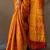 orange plain silk_blend patola-saris saree with blouse
