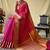 pink plain silk_blend patola-saris saree with blouse