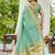 blue plain silk silk-sarees saree with blouse