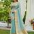 blue plain silk silk-sarees saree with blouse