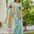 blue plain silk silk-sarees saree with blouse