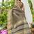 Grey plain tissue tissue-sarees saree with blouse
