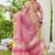 Pink plain tissue tissue-sarees saree with blouse
