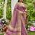 Purple plain tissue tissue-sarees saree with blouse