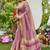 Purple plain tissue tissue-sarees saree with blouse