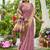 Purple plain tissue tissue-sarees saree with blouse