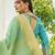 parrot_green plain silk silk-sarees saree with blouse