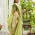 green plain silk silk-sarees saree with blouse